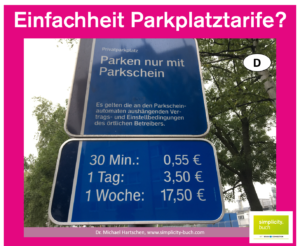 Einfachheit Parkschein Buch Hartschen Innovation Parkplatz